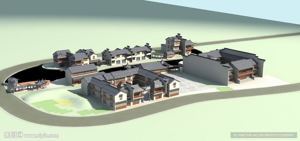 古建 3D MAX 模型