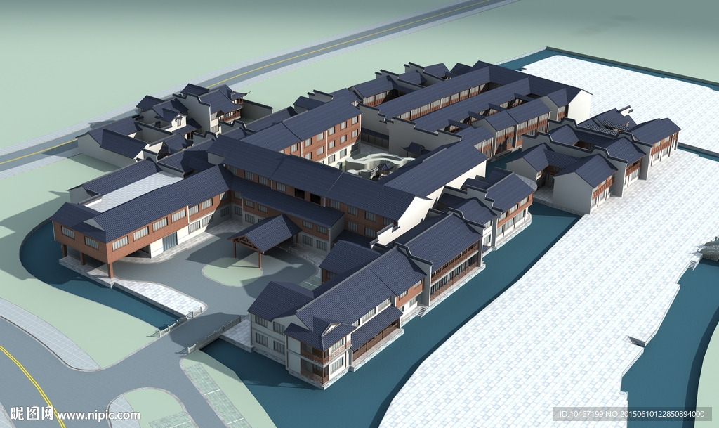 古建 3D MAX 模型