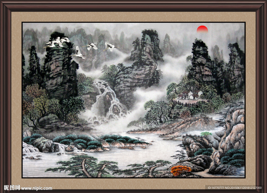国画山水