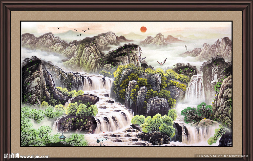 山水国画