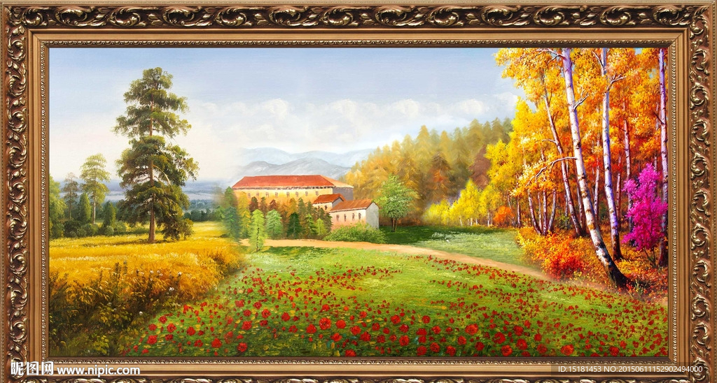 油画风景