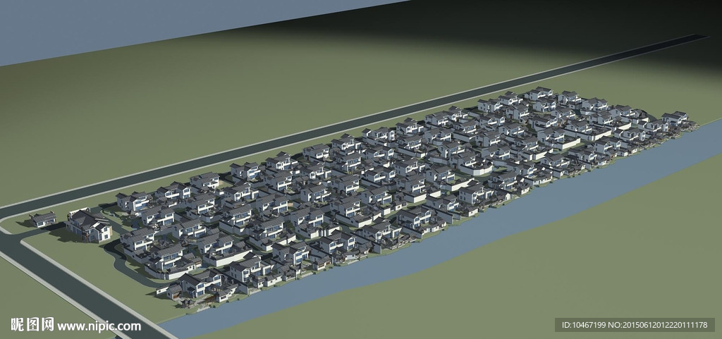 古建别墅群3D模型