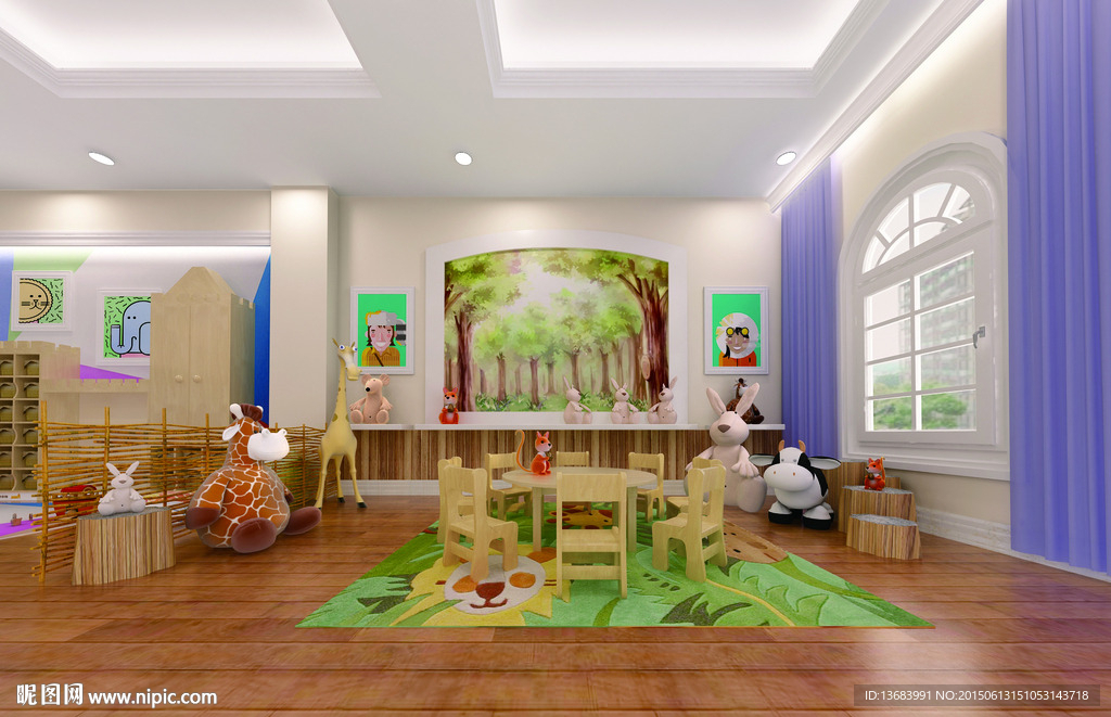 高端幼儿园教室
