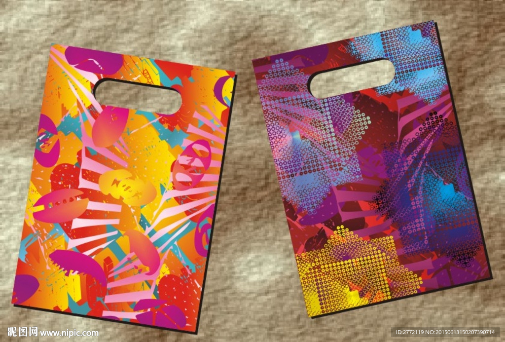 黄金兰花儿 礼品袋