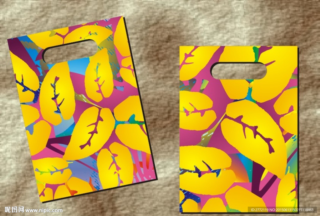 金叶子精致礼品袋