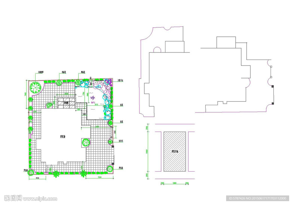 私家园林建筑设计CAD图纸