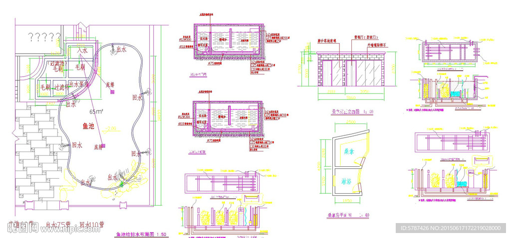 家居园林建筑设计CAD图纸