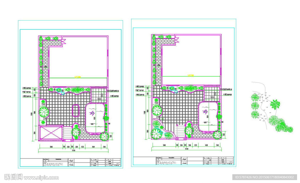 别墅建筑平面设计CAD图纸