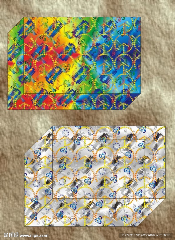 梦幻彩色  银盒子