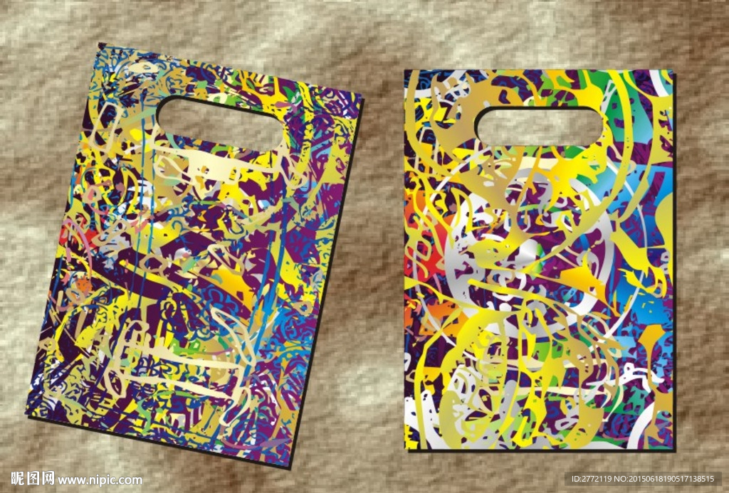 炫金紫罗兰  手袋设计