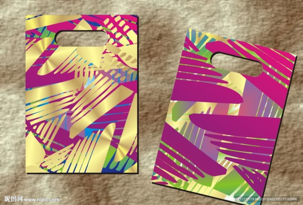 桃红 金装礼品袋