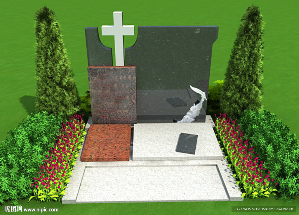 3d 墓碑设计 墓碑造型