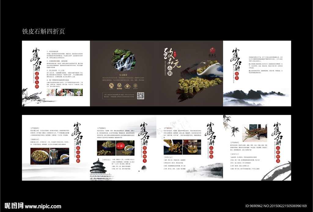 铁皮石斛折页
