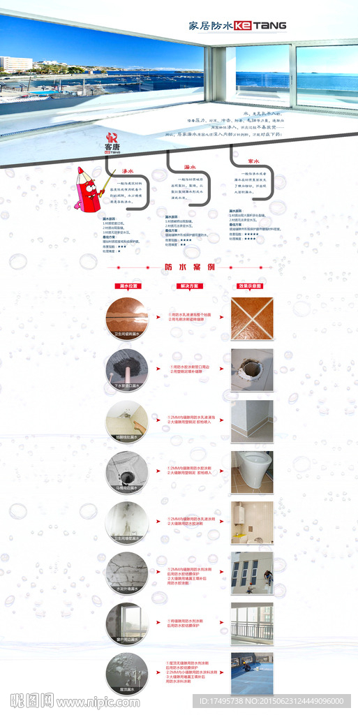 防水常识介绍全屏二级页面