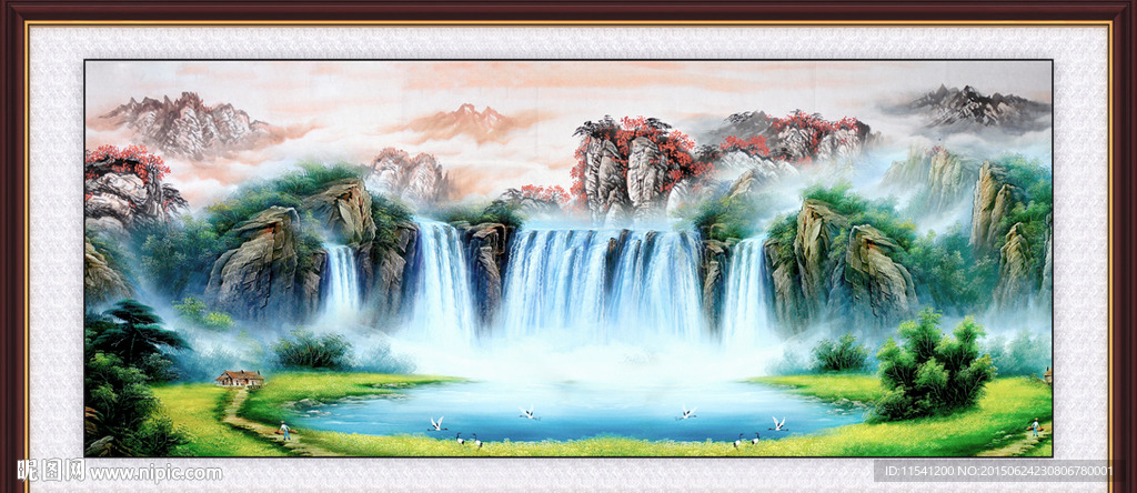 山水画 山水风景