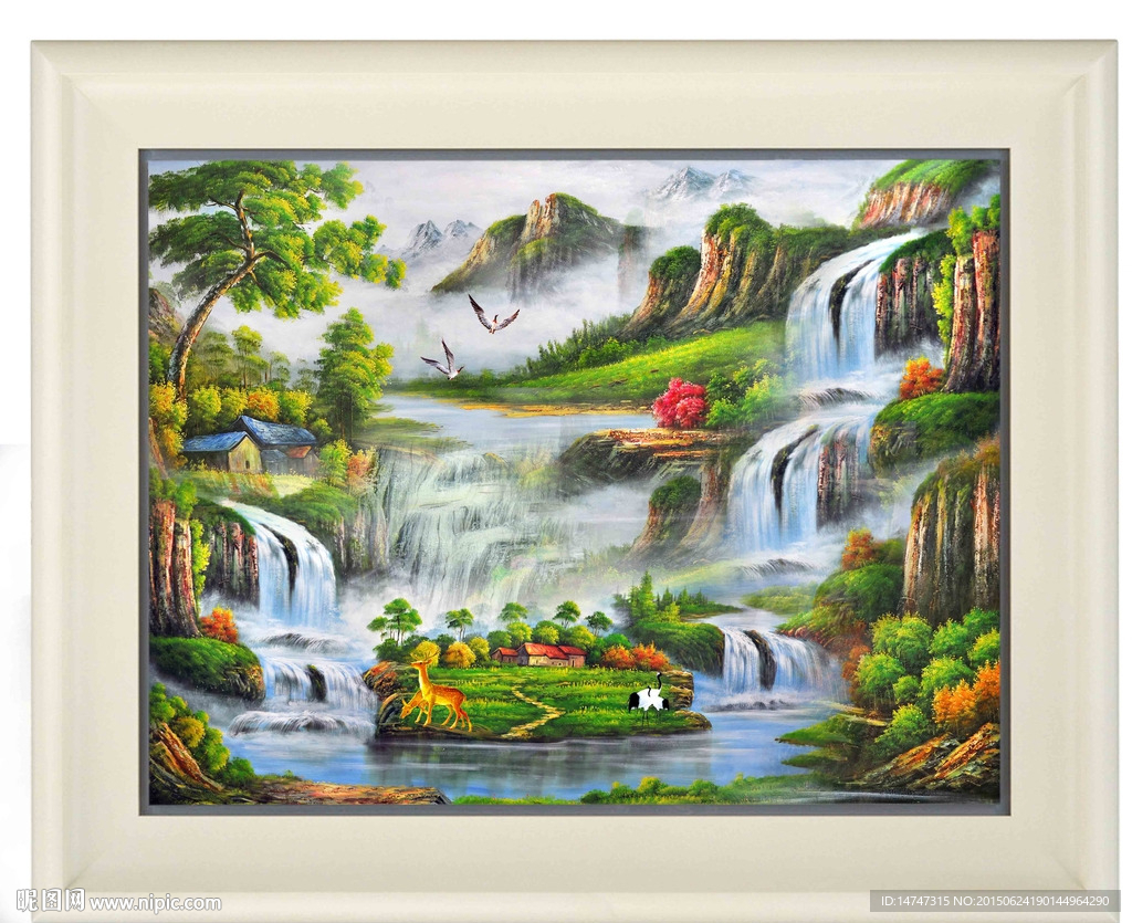 山水油画