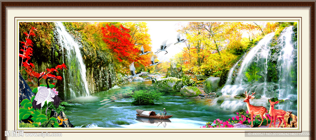 山水画 山水风景