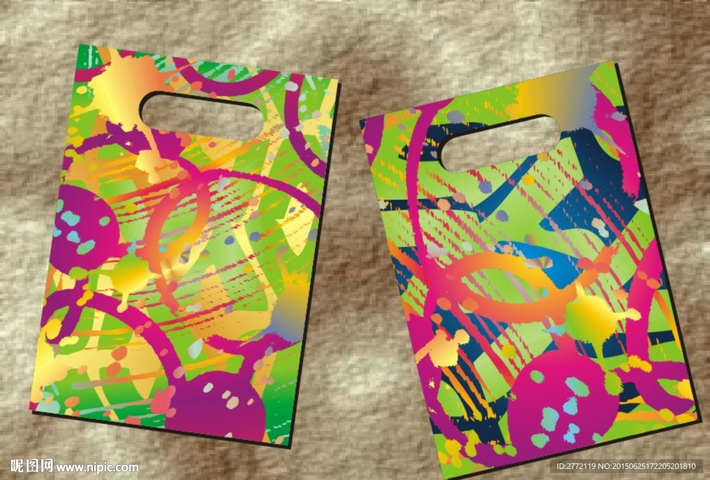 彩珠圆圈   手袋设计