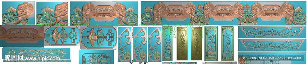 新款大象沙发精雕JDP灰度图