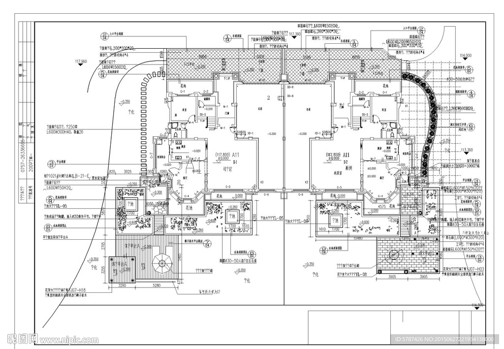 水池建筑CAD素材