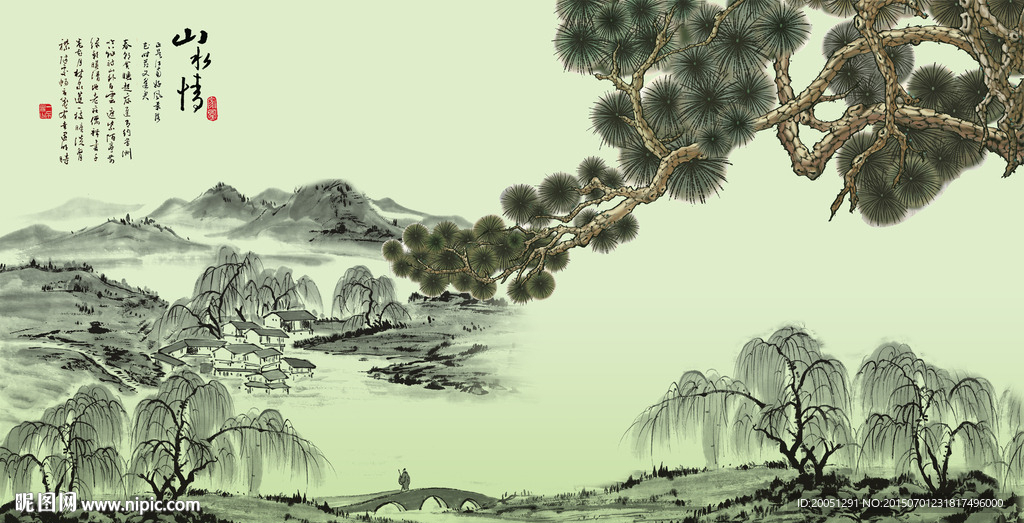 中国风壁画图片