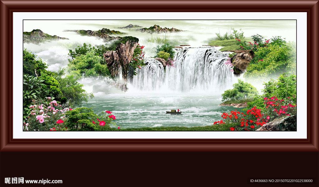 山水画 山水风景