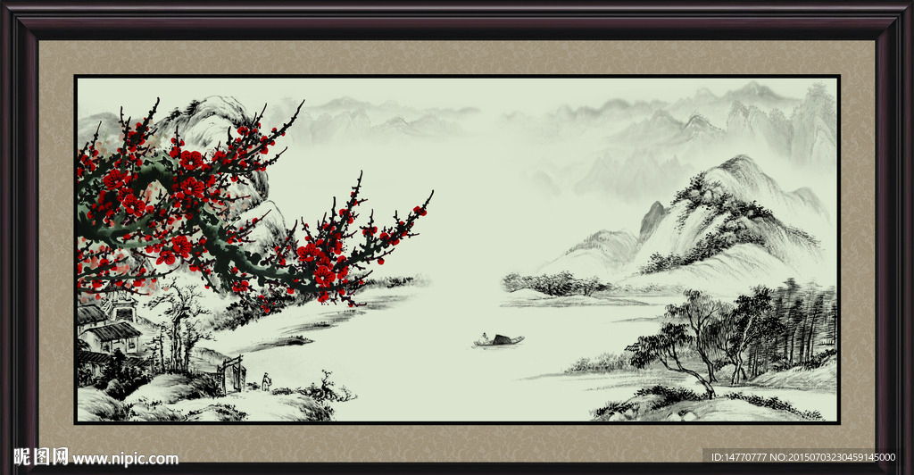 国画梅花