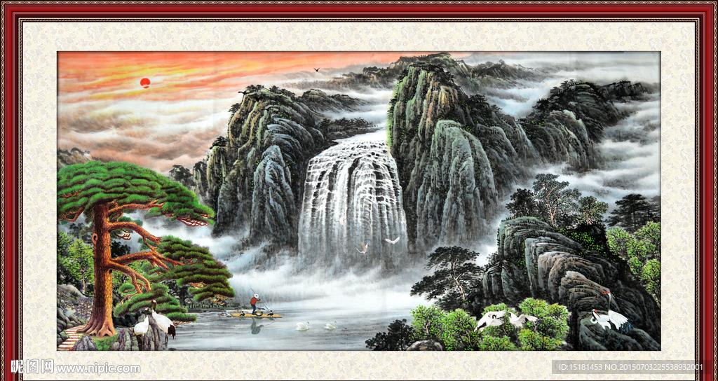 国画山水