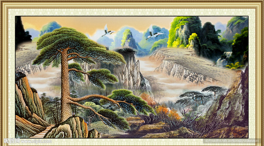 黄山迎客松