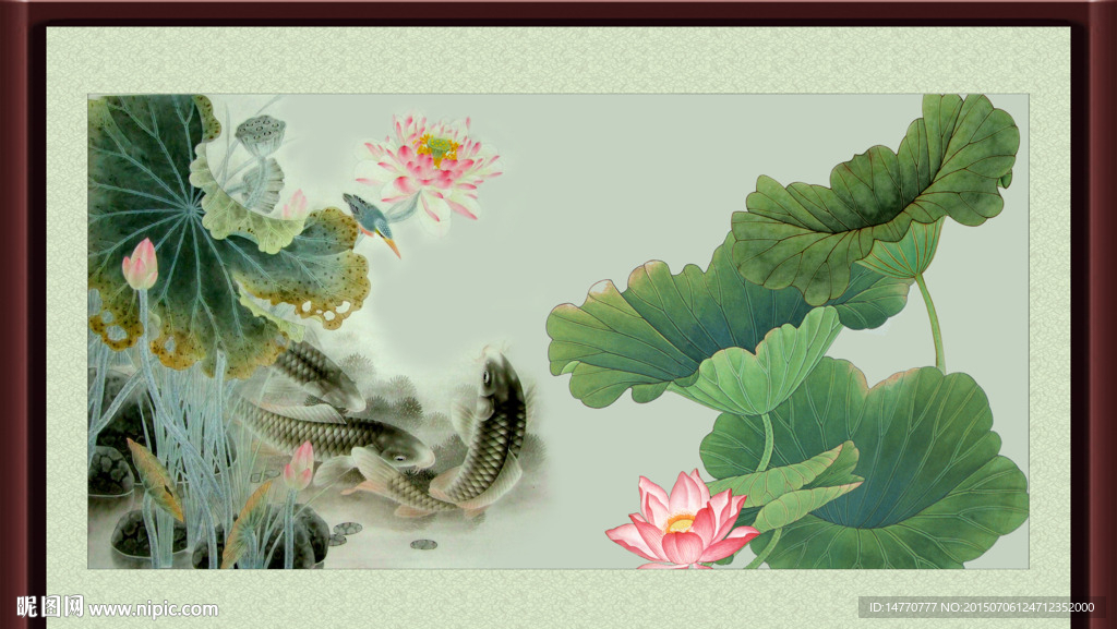 荷花图