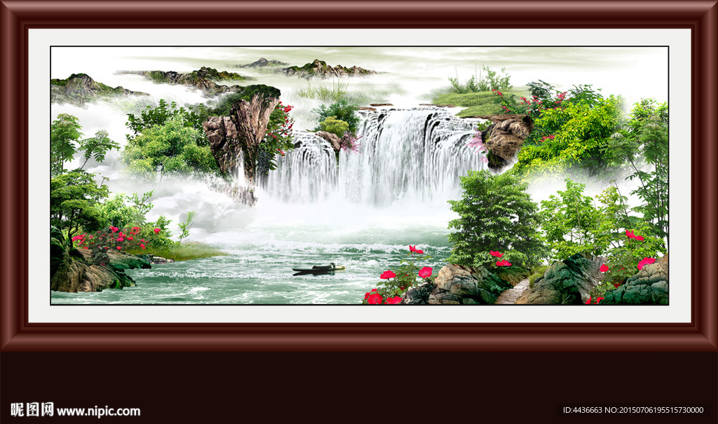 山水画 山水风景