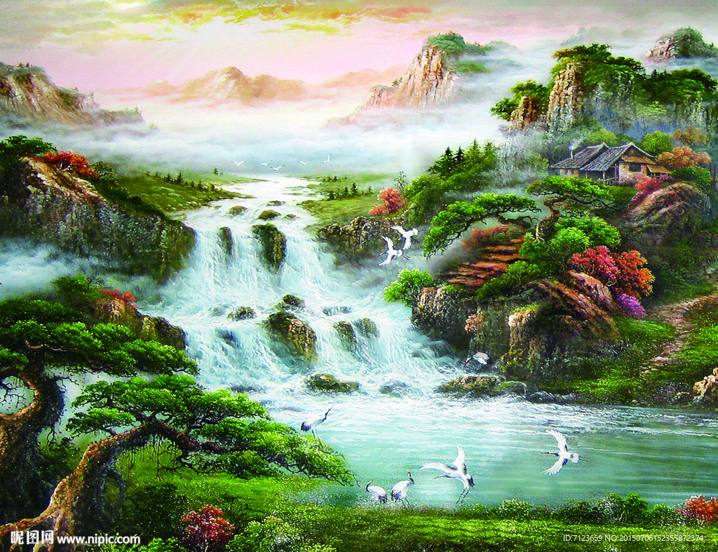 背景墙图