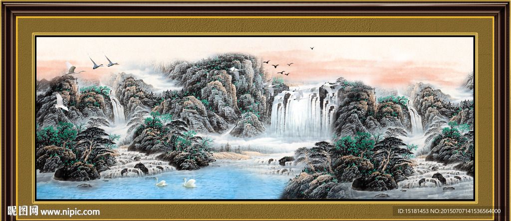 山水国画