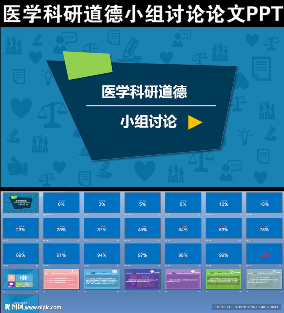 医学科研道德小组讨论论文PPT
