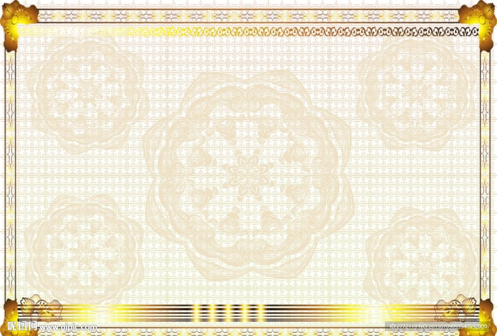 金边框架 铭牌设计