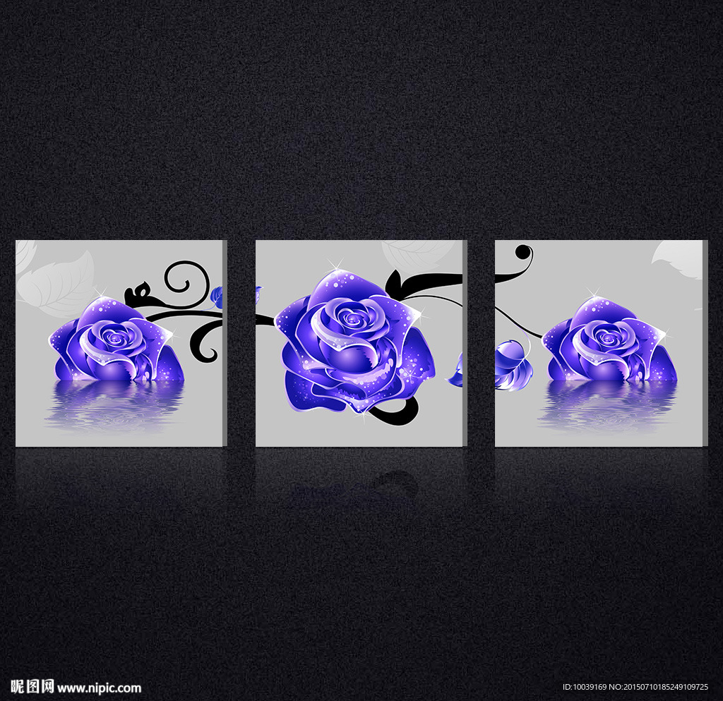 无框画