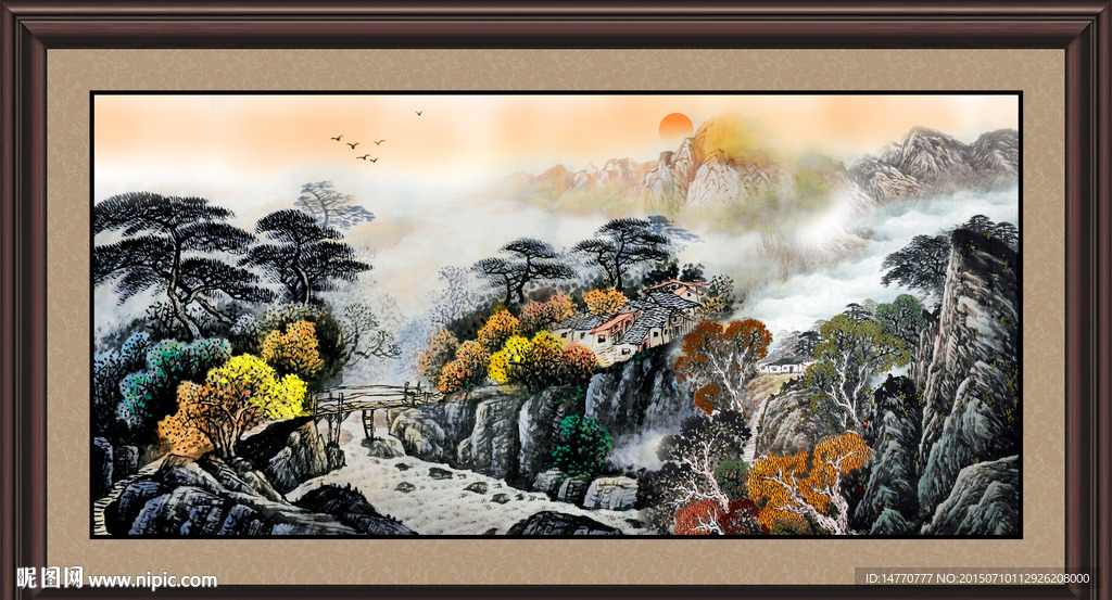 国画山水