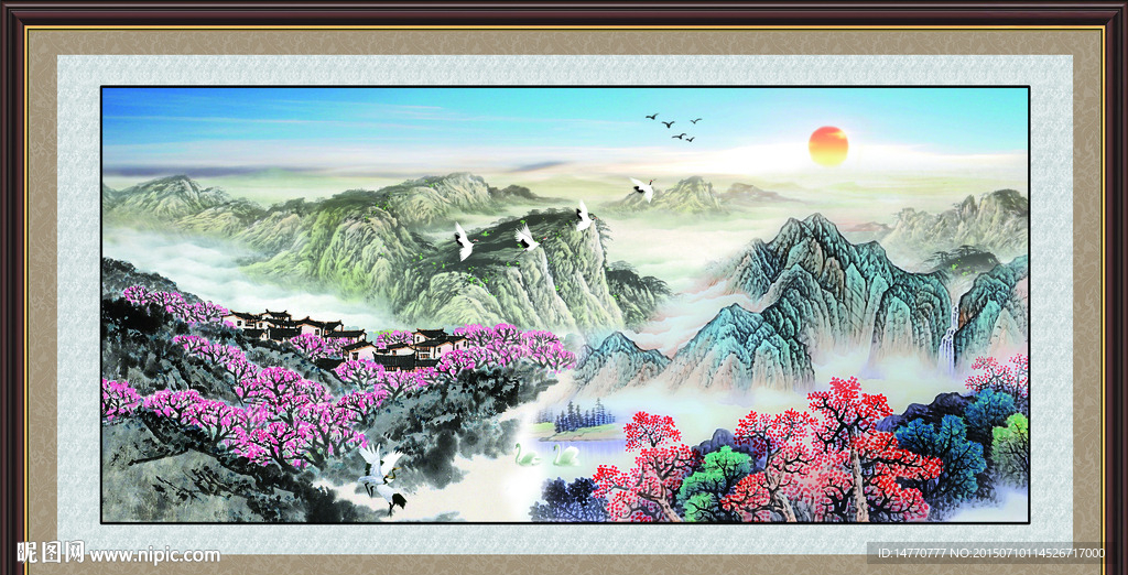 国画山水