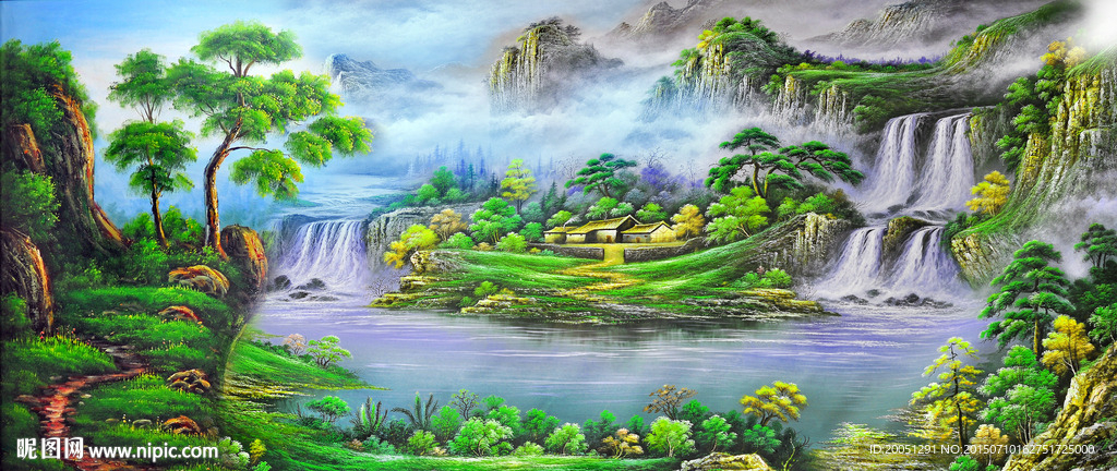 大型壁画 油画
