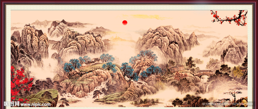 山水国画 古典画