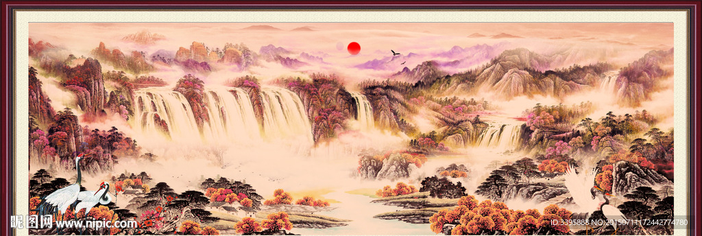 流水生财 装饰画