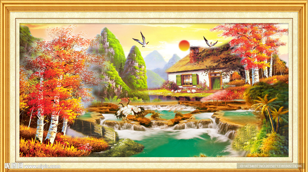 油画风景