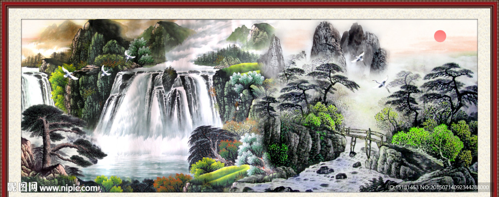 山水国画