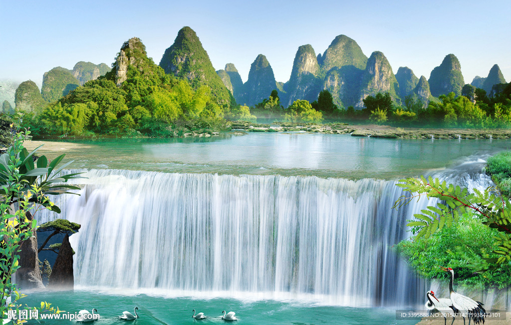 山水风景画 自然风光