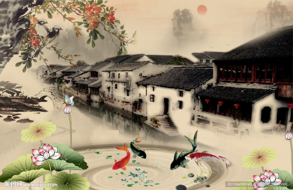 水墨江南
