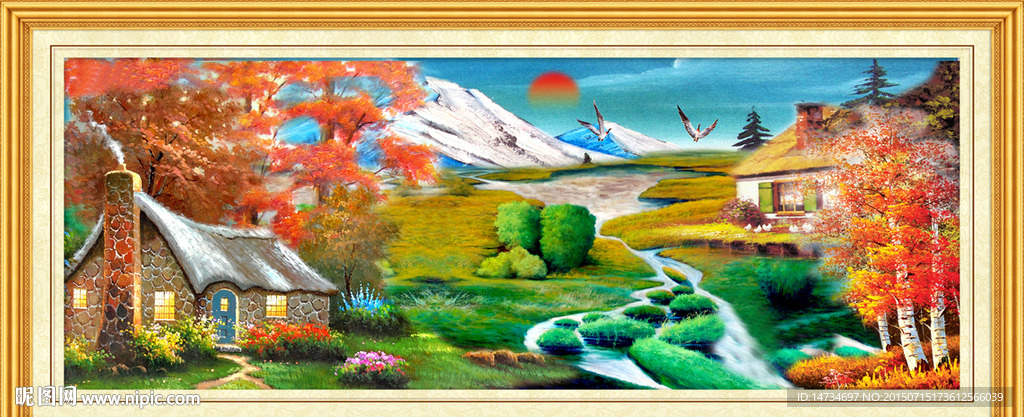 山水风景画