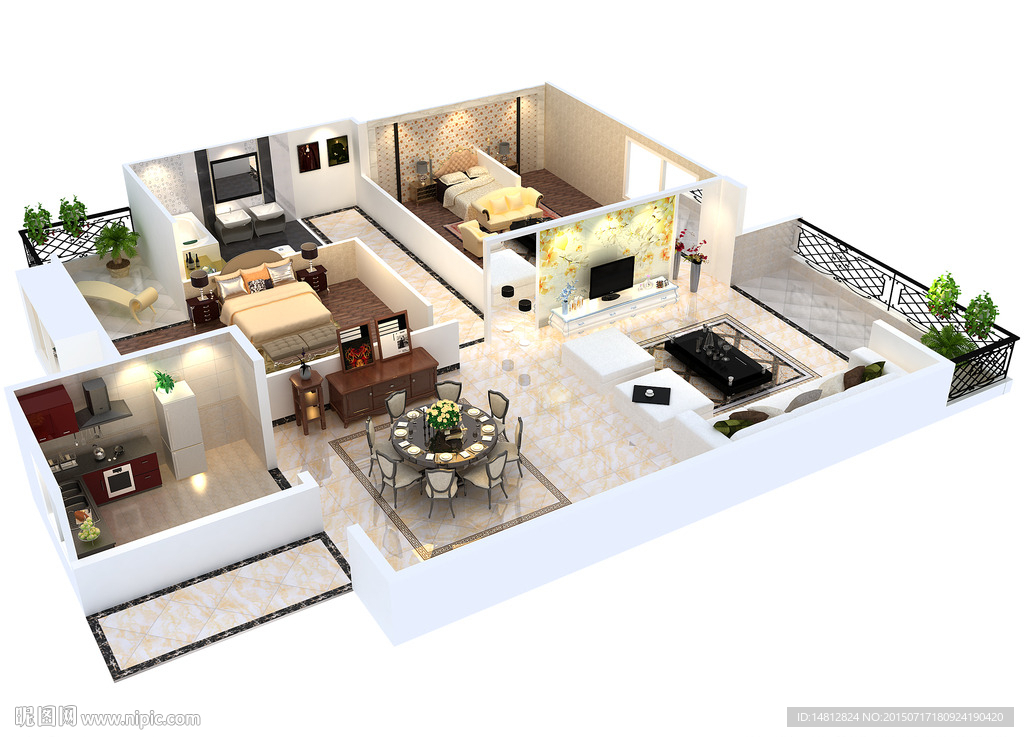 欧式整体3DMAX建设模型