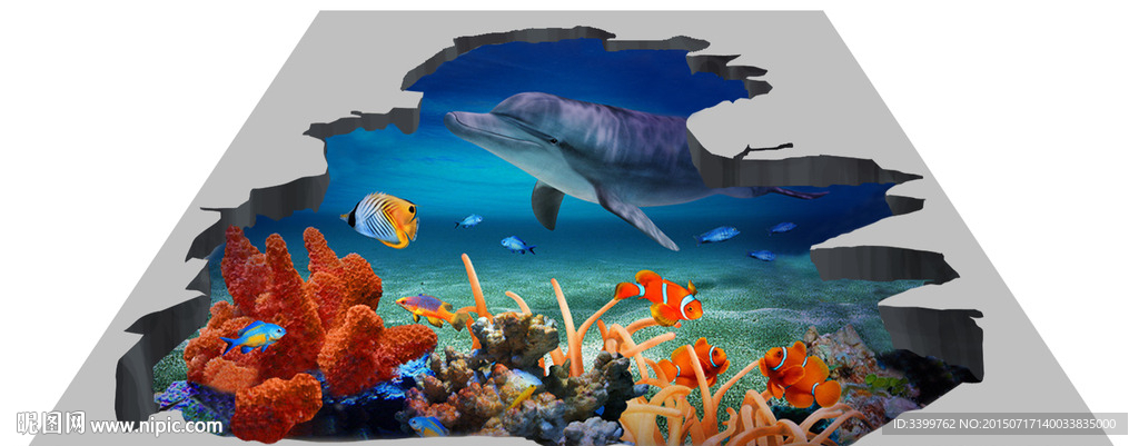 海底世界3D地画