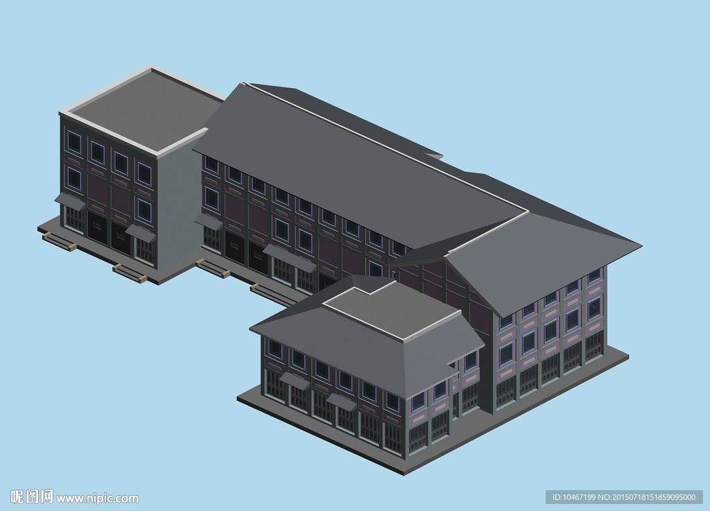 古建 3D 模型