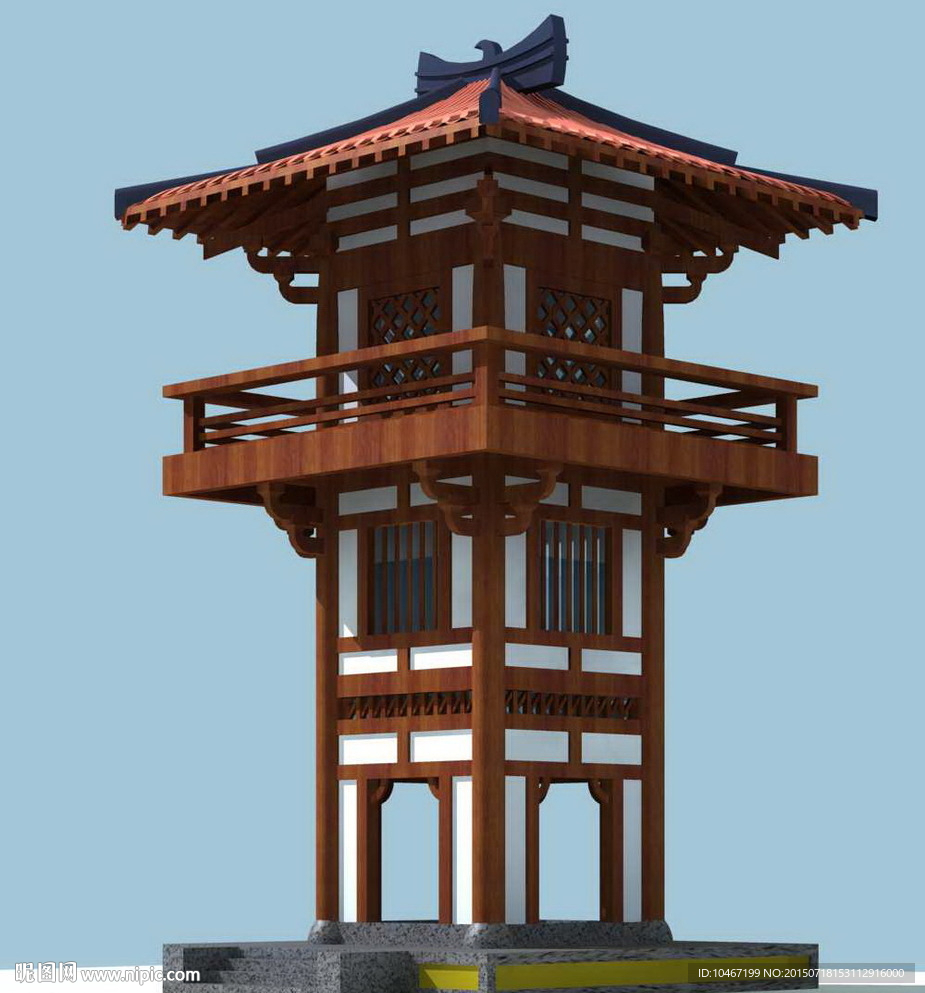 古建 3D 模型